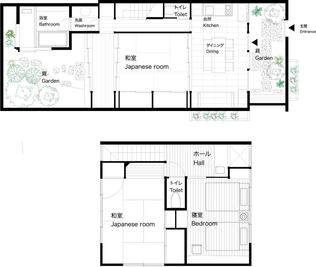 Вилла Yoitsubaki Machiya House Киото Экстерьер фото